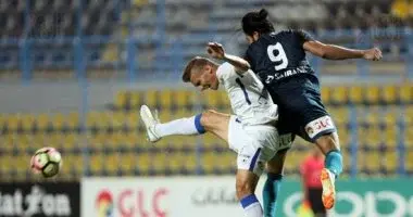 إنبى يهزم سموحة بثنائية ويصعد للمركز الخامس فى جدول الدورى