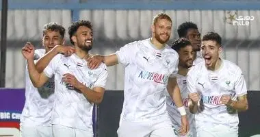 المصرى يهزم الجونة بثنائية فى ذهاب ربع نهائى كأس مصر