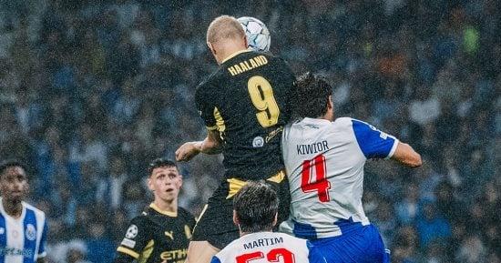 مانشستر سيتى يفوز على بورتو بهدفى هالاند فى دورى الأبطال