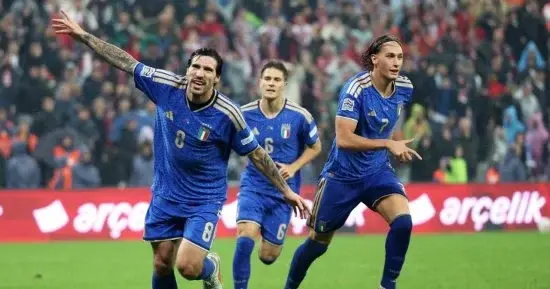 إيطاليا تضرب تركيا برباعية وتحقق أول فوز في دوري الأمم الأوروبية.
