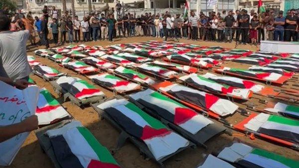 غزة تشيع اكبر جنازة منذ اندلاع الحرب الاسرائيلية