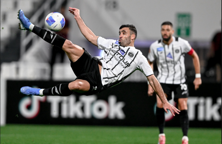 حمد الله يسجل "دبل هاتريك" ليقود الشباب السعودي لاكتساح حضرموت اليمني بنتيجة عريضة