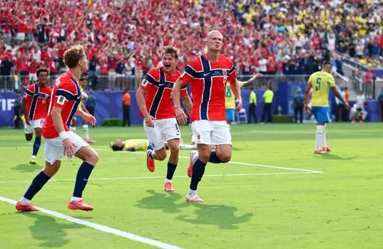 بالصور : هالاند يقود النرويج لإسقاط البرازيل والتأهل إلى ربع نهائى كأس العالم