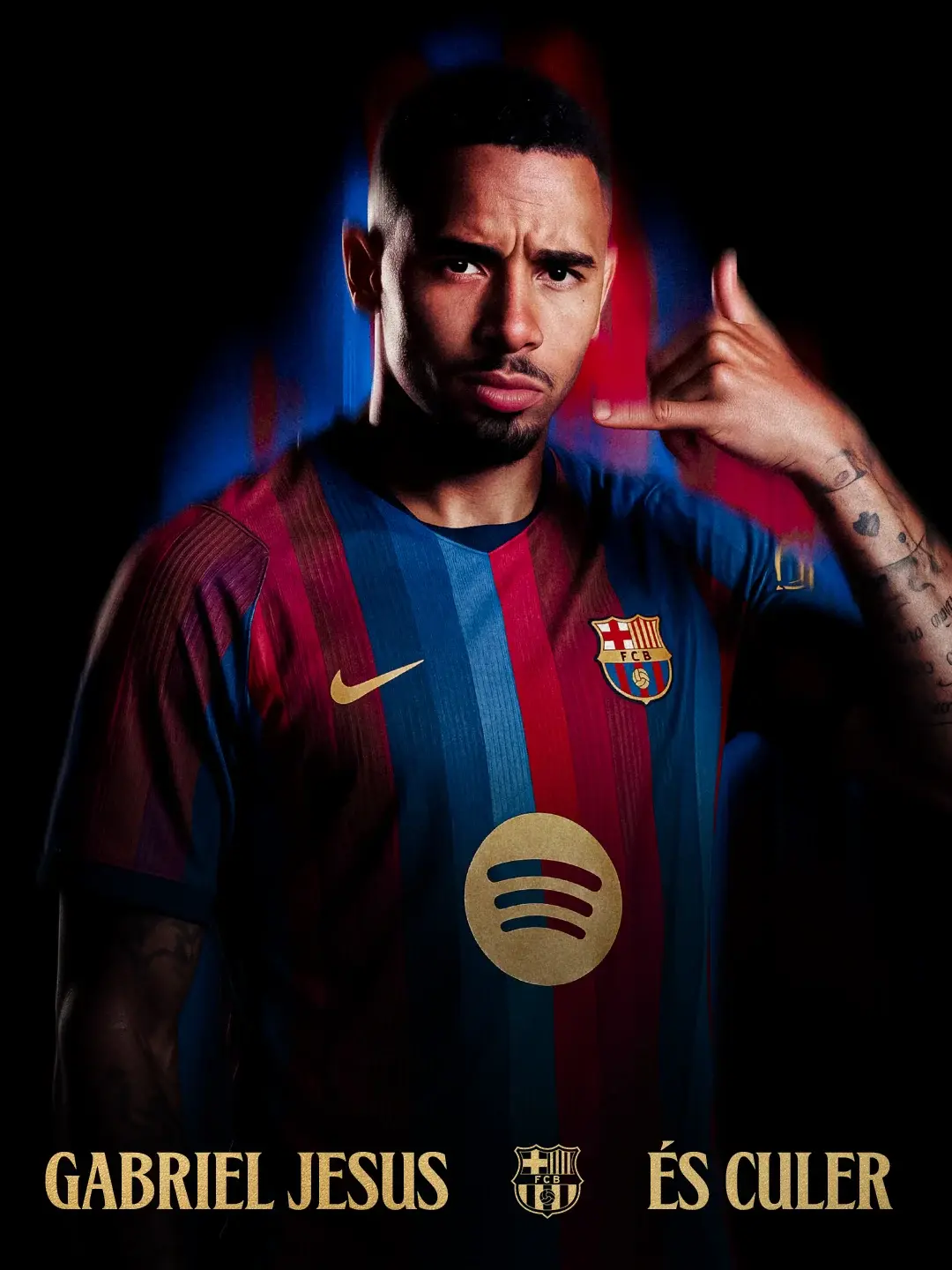 برشلونة يعلن رسميًا ضم البرازيلي جابرييل جيسوس