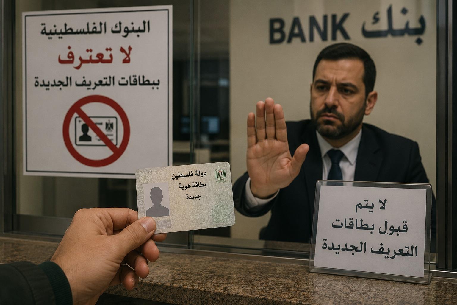 تقرير: الهويات الجديدة تحرم غزيين من المساعدات ومناشدات لبنك فلسطين وجوال لتسهيل الإجراءات