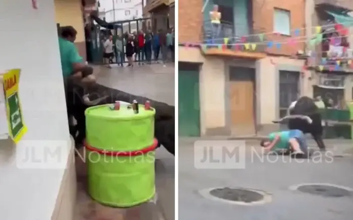 إسبانيا : ثور هائج يقضي على رجل خلال احتفالات –