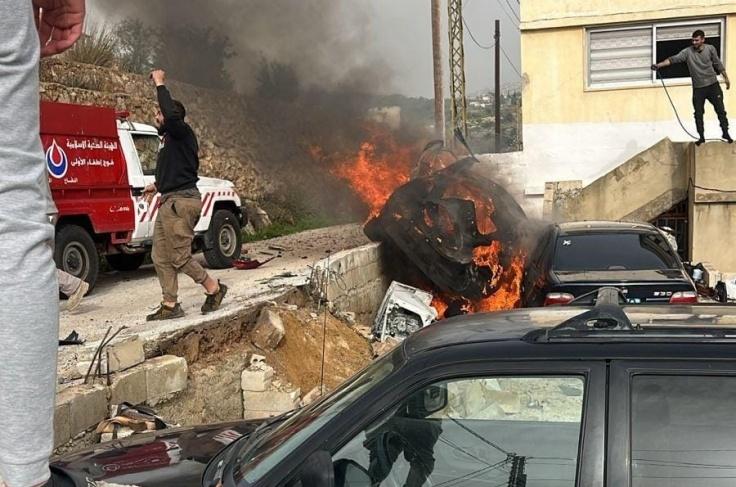 اغتيال عنصر من حزب الله بغارة إسرائيلية على جنوبي لبنان
