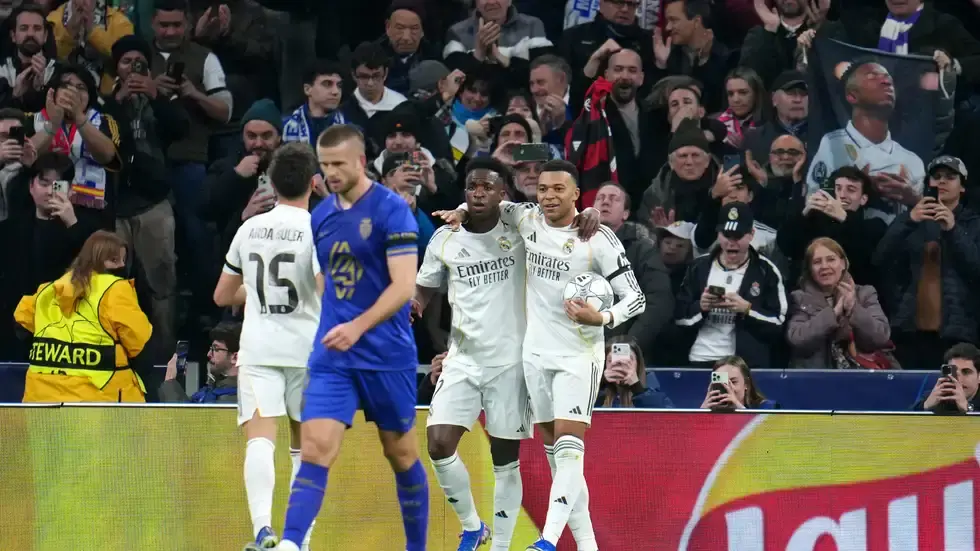 بأسنان مبابي وفينيسيوس.. ريال مدريد يفترس موناكو في دوري أبطال أوروبا