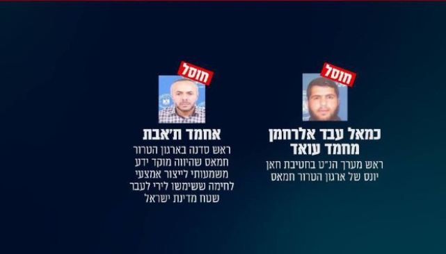 الجيش الاسرائيلي يعلن اغتيال قائدين في القسام