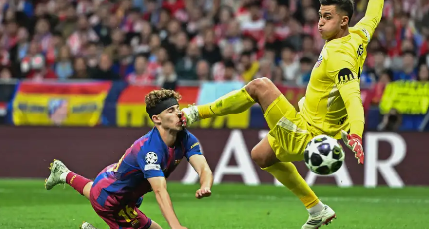 . أتلتيكو مدريد يطيح ببرشلونة خارج دوري الابطال