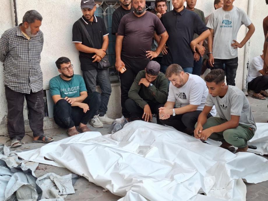 9 شهداء وجرحى جراء استهداف إسرائيلي لمقر الشرطة المدنية وسط غزة