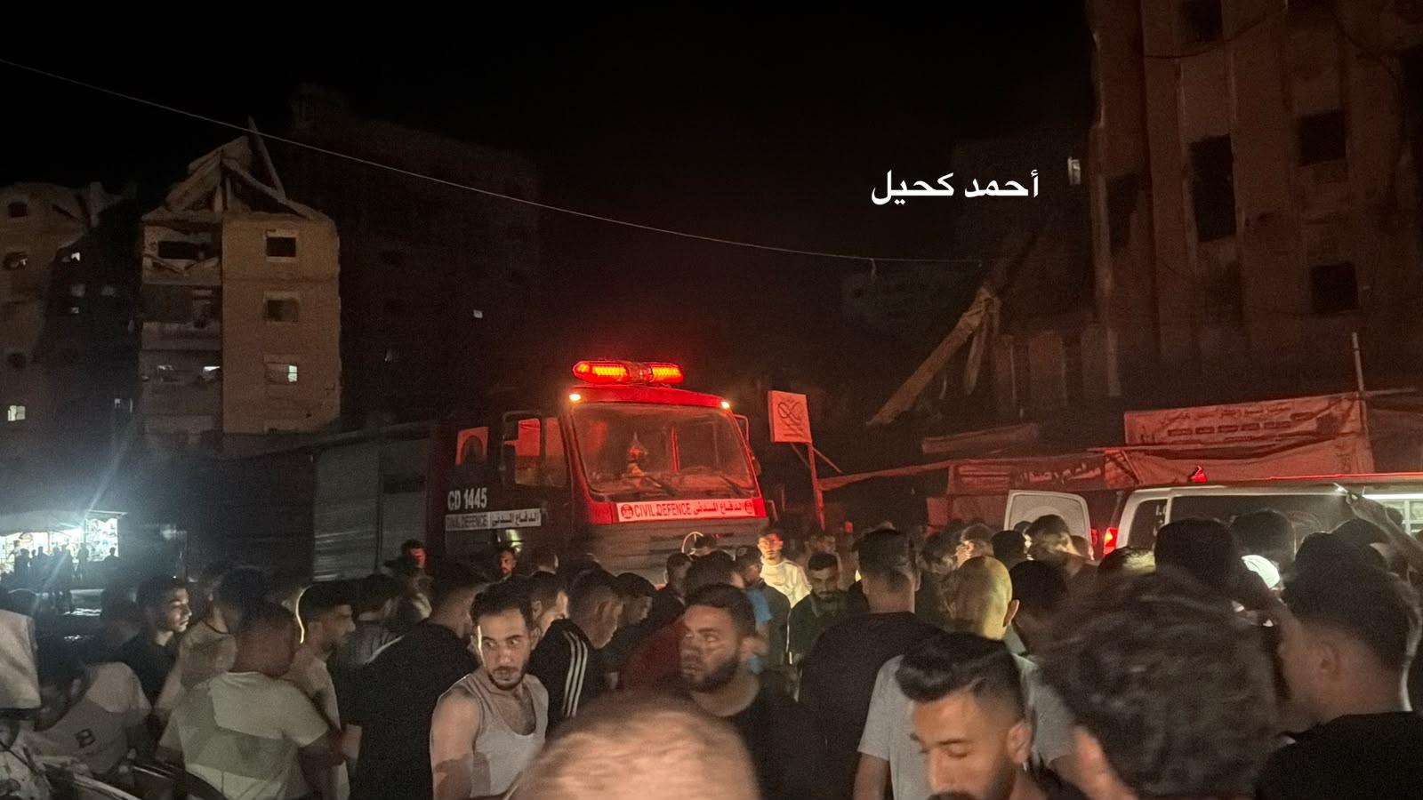 شهيد وعدد من الجرحى باستهداف سيارة شمال مدينة غزة