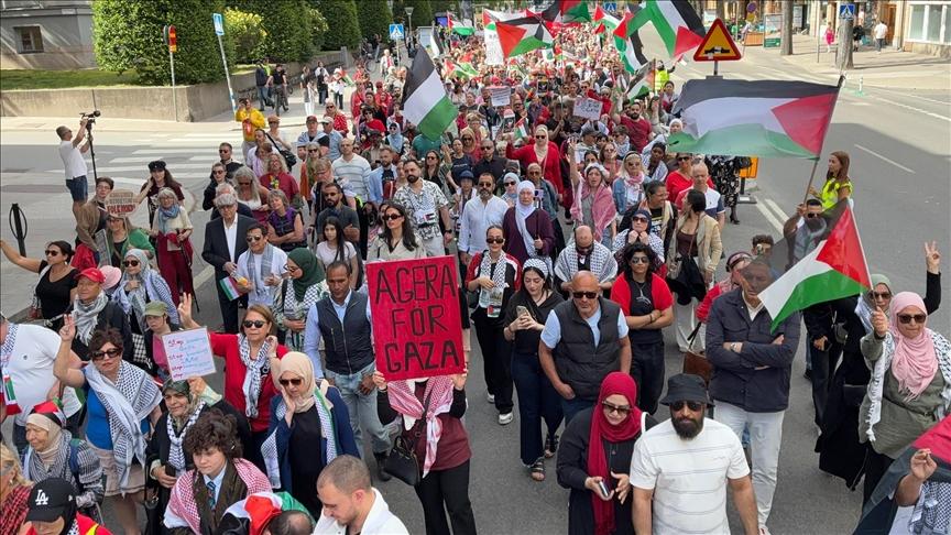 شوارع ستوكهولم تنتفض تضامناً مع غزة ولبنان وتطالب بوقف القصف
