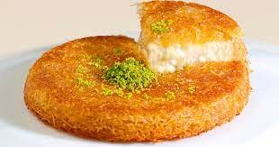 صينية كنافة بالكريمة