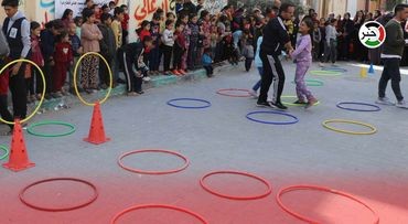 بالفيديو: رفح.. أنشطة ترفيهية للأطفال في مخيمات النزوح لتخفيف آثار العدوان الإسرائيلي