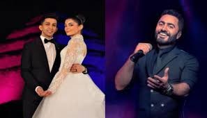 تامر حسني يكشف سبب غيابه عن فرح ليلى زاهر وهشام جمال