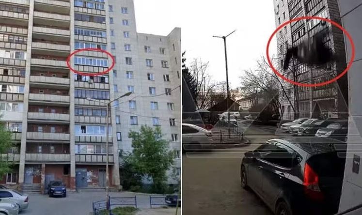 امرأة ثمانينية تسقط من شقة فى الطابق السادس وتنجو بأعجوبة