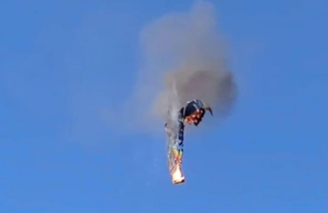 فيديو منطاد يحترق في الجو.. مصرع 8 أشخاص في البرازيل