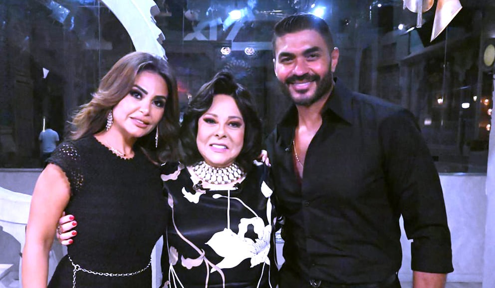 أول ظهور إعلامي مشترك لخالد سليم وزوجته