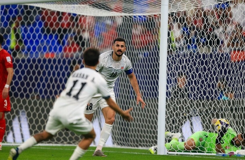 العراق يتفوق على البحرين في بطولة كأس العرب 2025