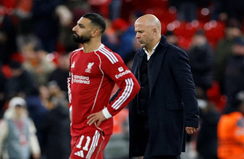 في أول تعليق علني.. سلوت يوجه انتقادا حادا لصلاح بعد تصريحاته الأخيرة