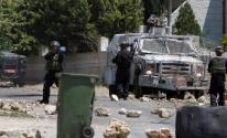 الخليل: إصابة شابين بالرصاص الحي خلال مواجهات مع الاحتلال 