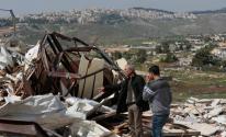 القدس: سلطات الاحتلال تهدم مساكن ومنشآت زراعية في بلدة الزعيم