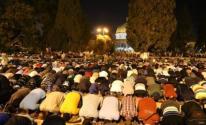 صلاة الفجر في المسجد الاقصى