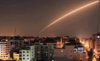 سقوط صاروخ على غلاف غزة