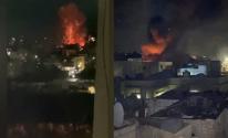 انفجار بمخيم برج الشمالي جنوب لبنان