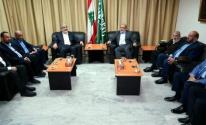 وفد حماس والأمين العام للجماعة الإسلامية