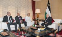 الرئيس عباس يستقبل رئيس اللجنة الأولمبية العمانية