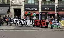 بريطانيا: نشطاء فلسطين يغلقون مصنع طائرات 