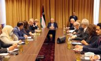 الرئيس عباس يستقبل السفراء العرب المعتمدين لدى رومانيا