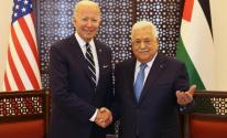 الرئيس عباس مع بايدن