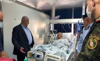وزير الداخلية يُجري زيارة لمصابي اعتداء أمس في نابلس 