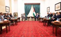 الرئيس عباس يستقبل وفدًا من ممثلي مؤسسات المجتمع المدني في رام الله