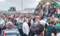 وقفات احتجاجية للعمال الفلسطينيين أمام حواجز الاحتلال بالضفة الغربية
