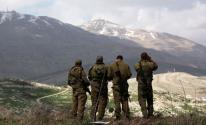 جيش الاحتلال على الحدود مع سوريا