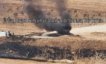 الإعلام العبري ينشر مقطع فيديو يزعم اشتعال النار في مركبة منفذي إطلاق النار بغور الأردن