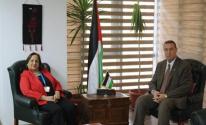 السفير اللوح يستقبل وزيرة الصحة في القاهرة