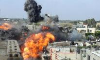 شاهد: لحظة تدمير طائرات الاحتلال منزلاً في حي الزيتون شرق غزّة
