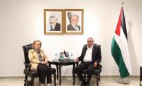 الشيخ يلتقي مع القنصل العام البريطانية في القدس