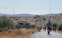 الاحتلال يواصل إغلاق المدخل الرئيس لقرية برقة شرق رام الله