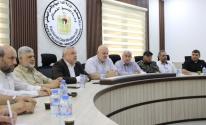 اجتماع وكيل وزارة الداخلية في غزة مع ممثلي فصائل المقاومة