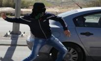نابلس: شبان يرشقون مركبات المستوطنين بالحجارة