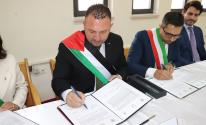 بلدية بيت لحم توقع وثيقة واتفاقيتي توأمة مع بلديتين ومؤسستين من إيطاليا