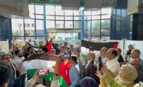 هتافات الصحفيين المصريين في وقفة تضامنية مع غزة