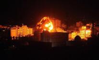 قصف منزل في غزة