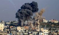 قصف إسرائيلي على غزة.